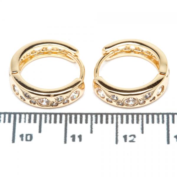 Сережки XUPING Gold "Ø 1.6 х 0.4 см." 515324