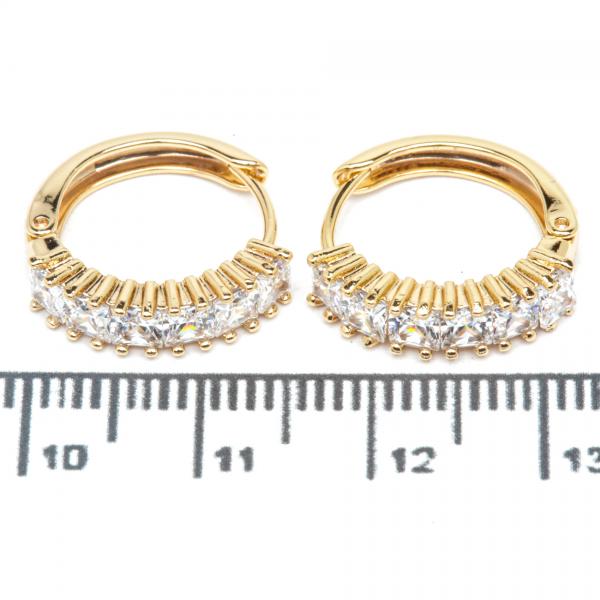 Сережки XUPING Gold "Ø 1.5 х 0.4 см." 515325