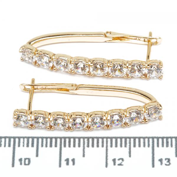 Сережки XUPING Gold (3.2 х 0.4 см.) 515432