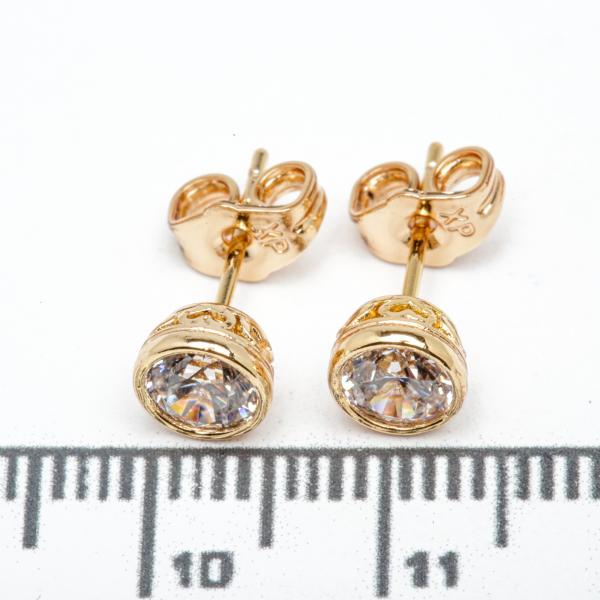 Сережки XUPING Gold (Ø 0.5 см.) 515449